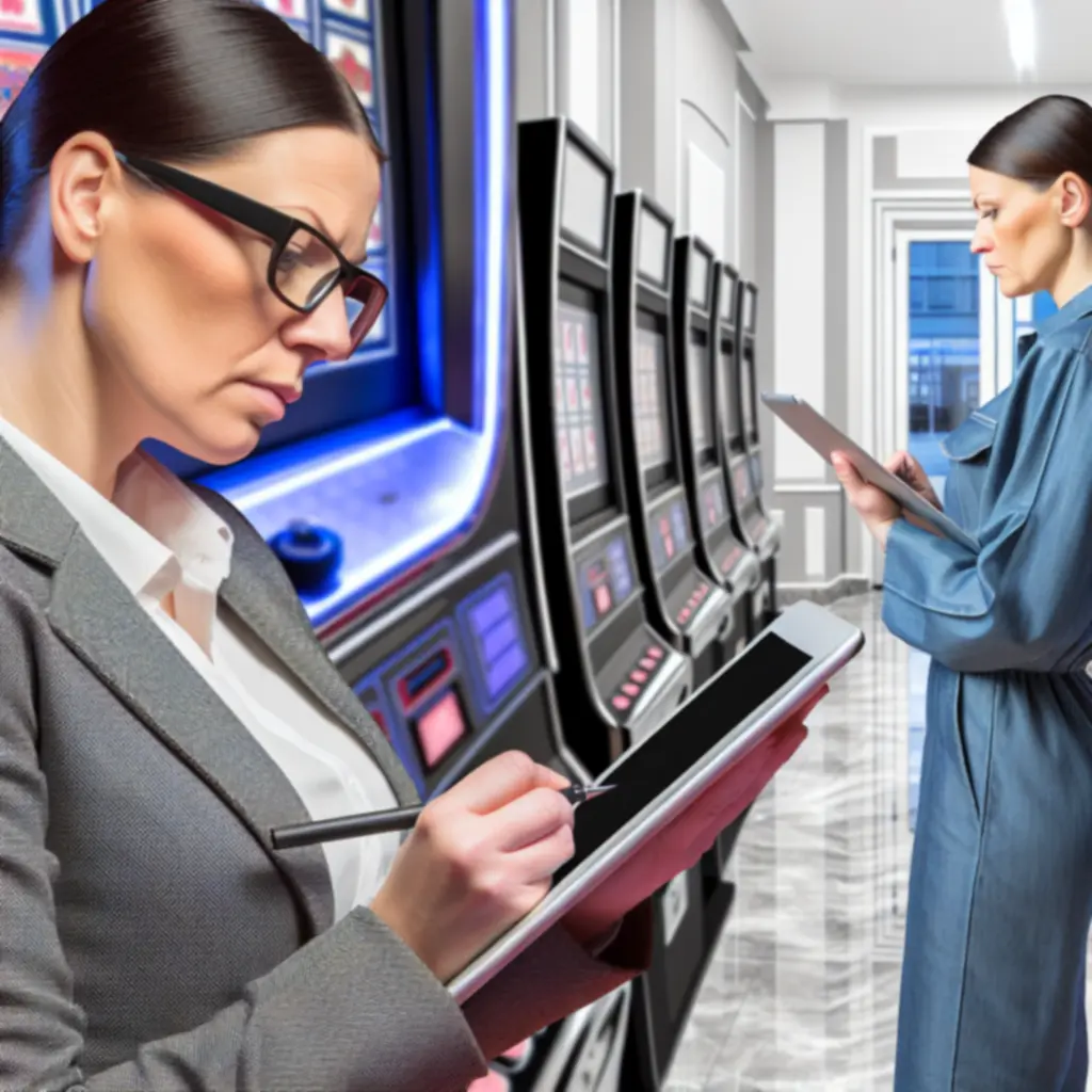 Minőségellenőrzés során mért értékeket vizsgáló technikus